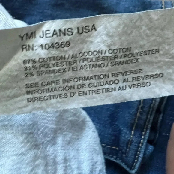 YMI High Rise Wide Leg Double Cargo Jeans Size‎ 5 - Picture 16 of 16